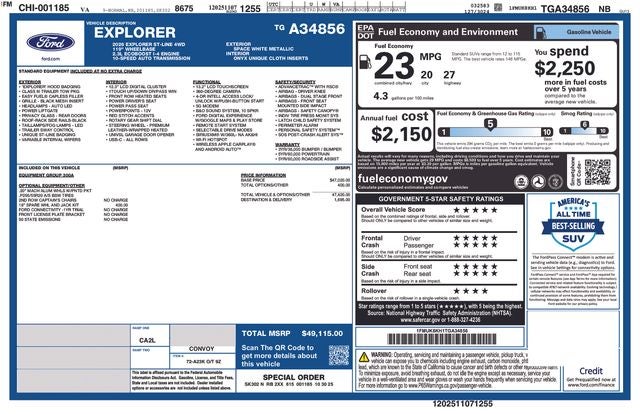 2026 Ford Explorer ST-Line