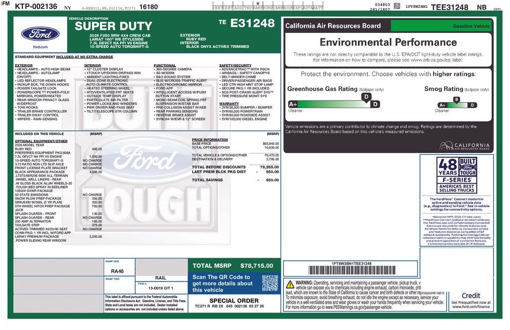 2026 Ford F-250SD XL
