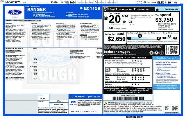 2025 Ford Ranger Lariat