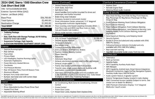2024 GMC Sierra 1500 Elevation