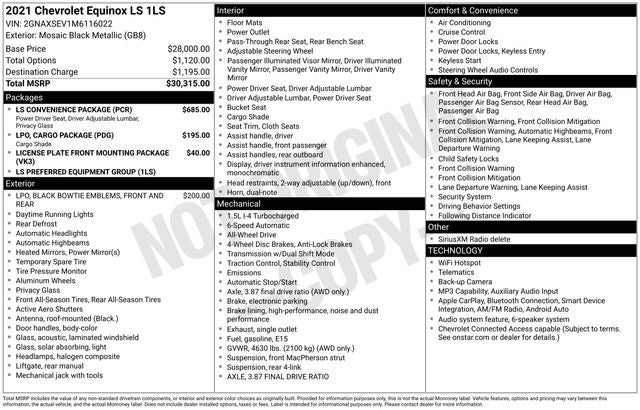 2021 Chevrolet Equinox LS